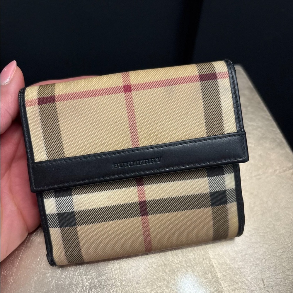 Vintage Burberry Checkered Wallet